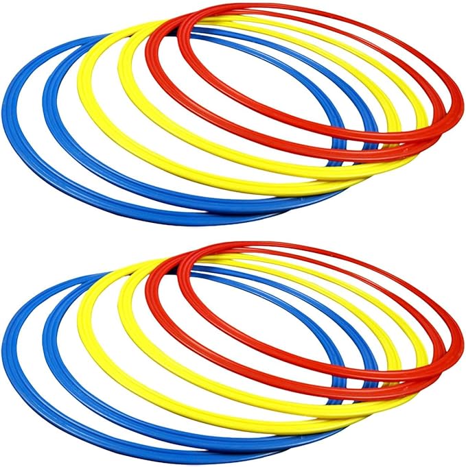 Agility Training Rings Football Training Agility Ring Workout Equipment Home Gym Portable for Kids Sports Rugby