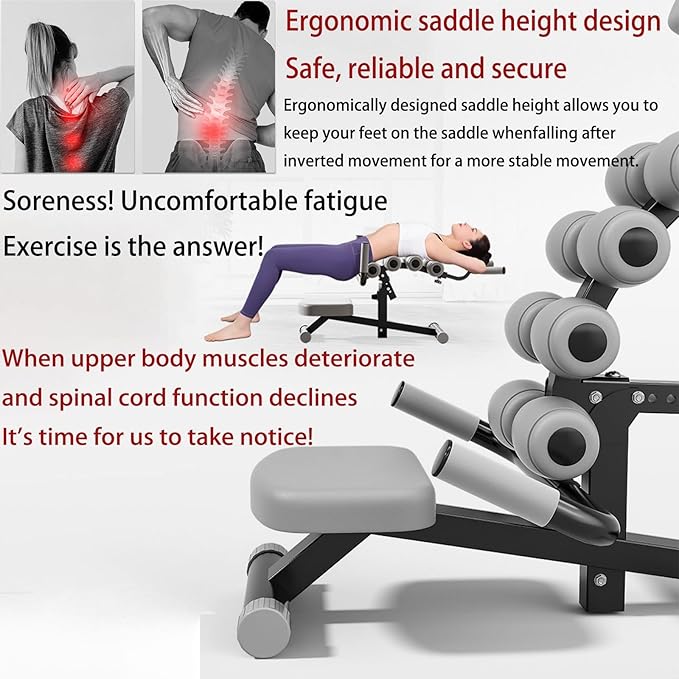Back Reliever, Spine Correction Lumbar Stretching Top Waist Waist Trainer Yoga Pilates Home Exercise Equipment