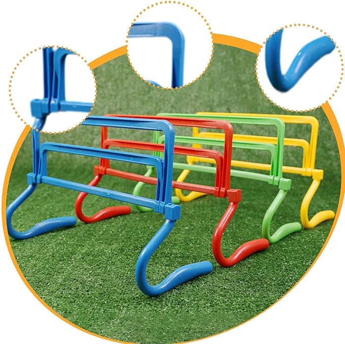 Yiju Speed Agility Hurdle Adjustable Improves Strength Speed and Agility Training Equipment for Hurdle Training Football Athletic