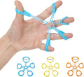 Fanwer Finger Strengthener & Finger Stretcher Hand Extensor Exerciser Set for Arthritis Carpal Tunnel Exercise to Improve Grips Performance for Elderly (3 Levels)