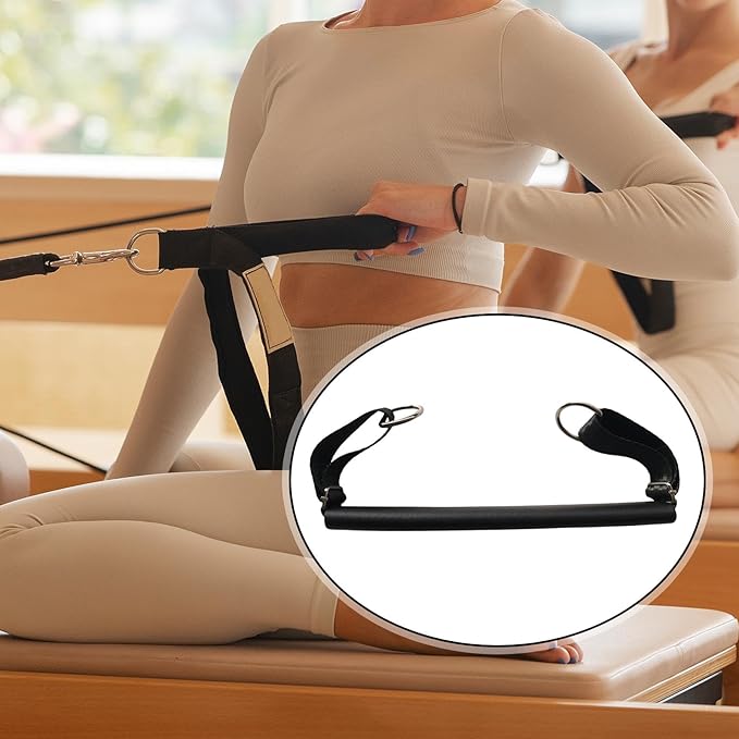 Pilates Foot Strap, Pilates Accessory, Portable, Length-Adjustable, Training Strap for Gym, Home, Arm Exercises