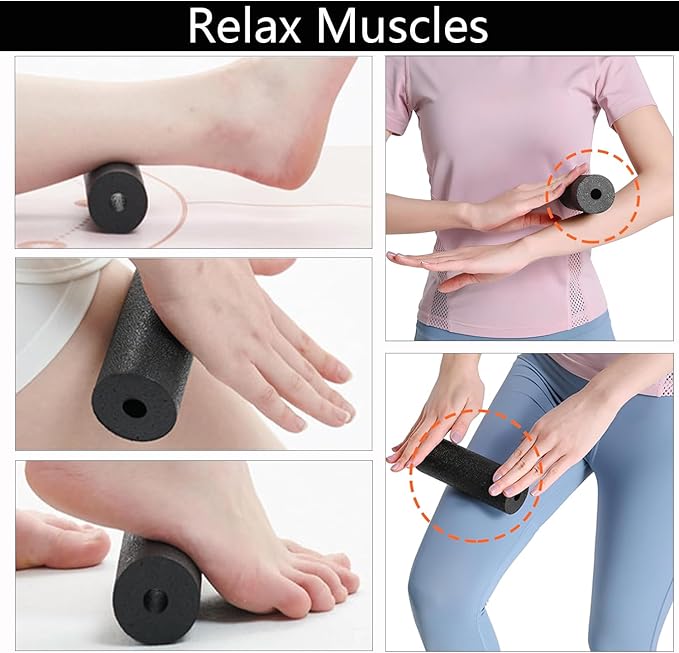 Extra Mini Foam Roller - High Density Massage Roller, Extra Small Yoga Roller for Physical Therapy, Myofascial Release, Deep Tissue & Muscle Recovery of Arms and Legs