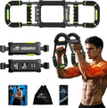 Twister Arm Trainer, Chest Workout Equipment for Men & Women Adjustable 5 Resistance Levels (40-130 lbs), Ergonomic Home Gym Strength Trainer with Anti-Slip Handles & Carry Bag