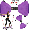 Waist Twister Machine for Home, 300lbs Capacity Ab Twister Board - Noiseless Core Workout Equipment for Belly Fat Loss, Waist Training & Abs Exercise for Women & Men with Digital Tracker Time/Reps/Calories