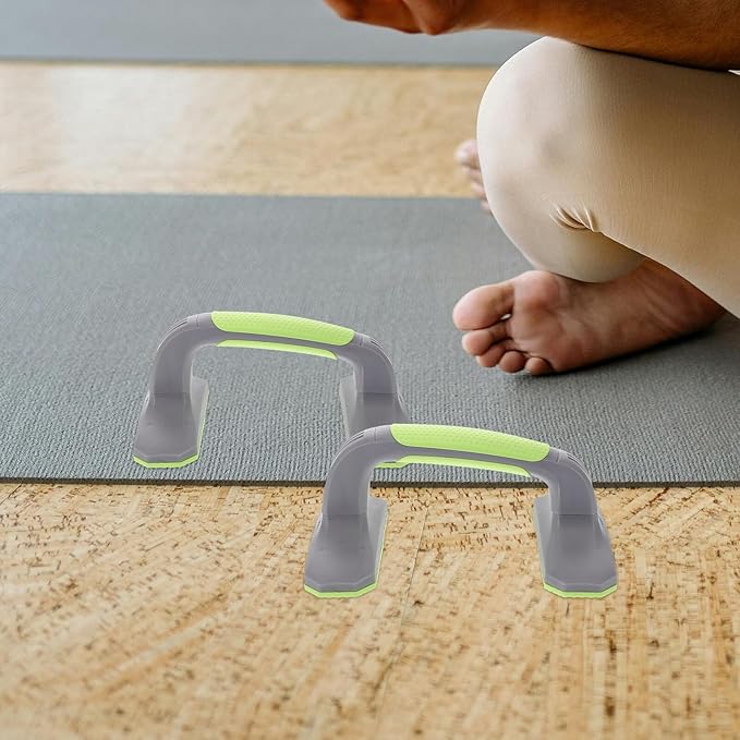 TOYANDONA Push up Bars Portable Gym Equipment Non-slip Plastic Pushup Handles Strength Training Pushup Stands for Home Workout Fitness Men Women