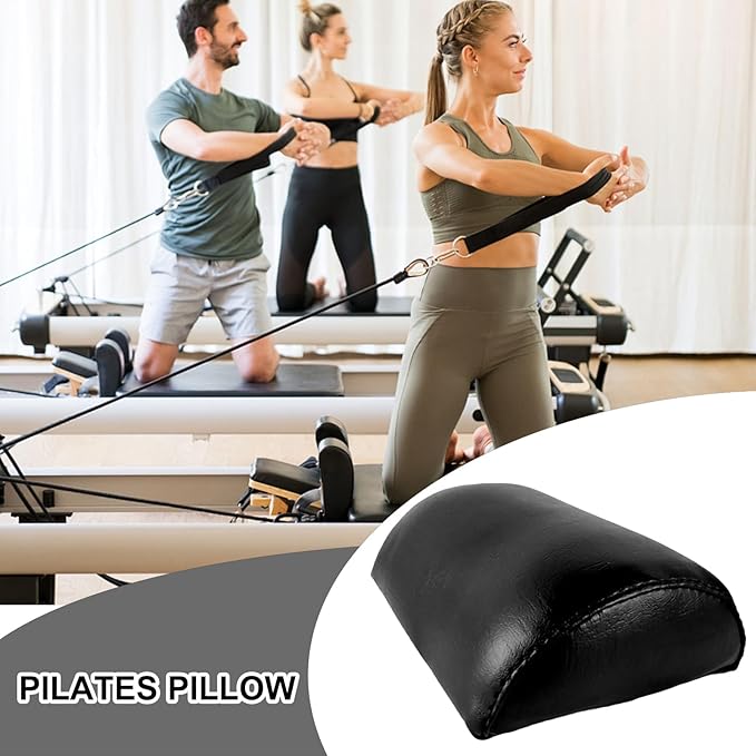 Pilates Head Pillow – Ergonomic Cushion Support for Workouts | Soft Comfort Pillow Featuring Contoured Design with Breathable Material & Non-Slip Base for Home Exercise, Living Room Yoga, Gym