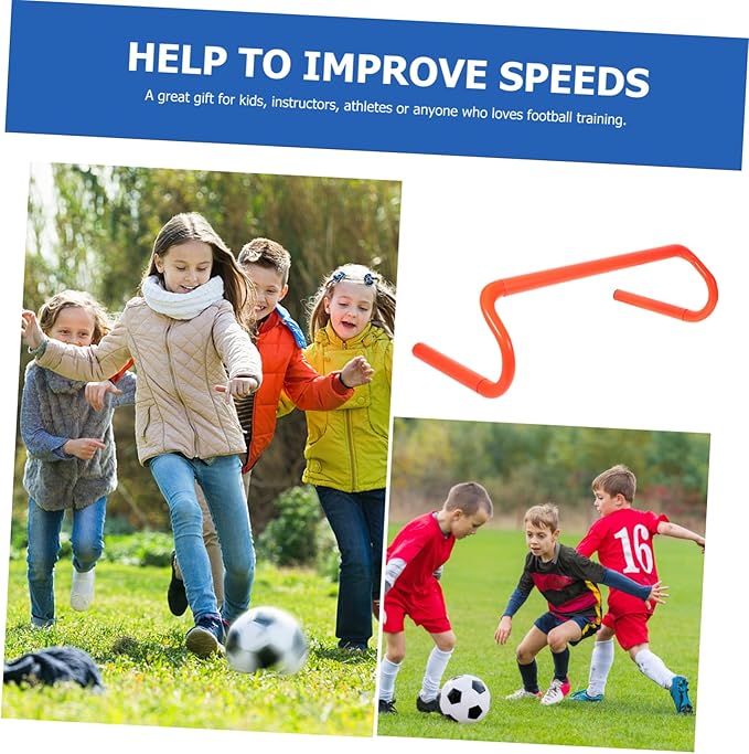 Agility Training Hurdles for Boy Girl Portable Soccer Training Equipment for Use Enhance Speed Coordination Balance for Young Athletes
