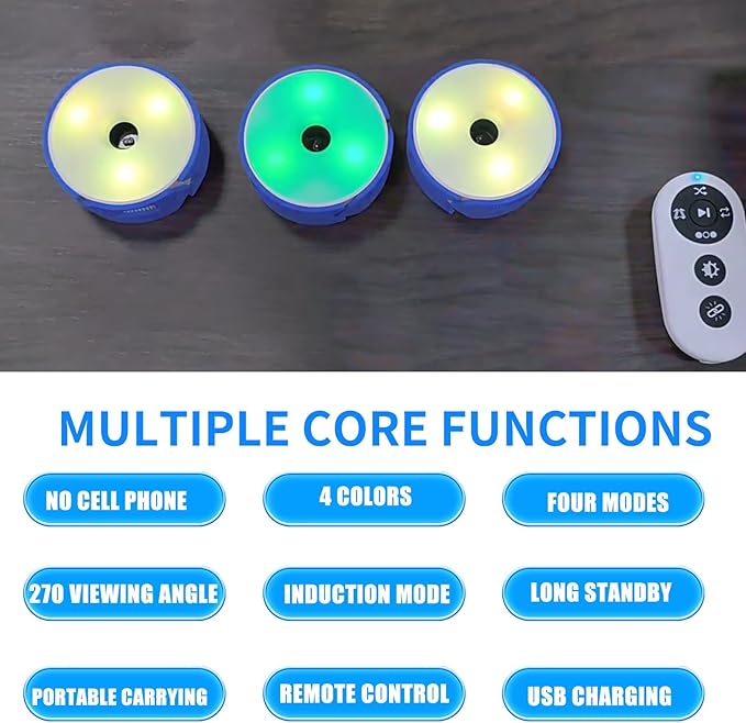 6Pcs/Pk Agile Reaction Training Lamp Set, Blue Shell Sport Reaction Training Light Speed Equipment Quick Reaction Lights Enhancing Speed and Agility Tools