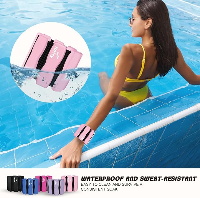 Wrist Ankle Weights for Women Men, Leg Arm Wrist Weights Bangles 1lb*2 1.5lb*2 2lb*2Wearable Weights Pilates Weighted Bracelet for Strength Training Walking Swimming Exercises Yoga Physical Therapy