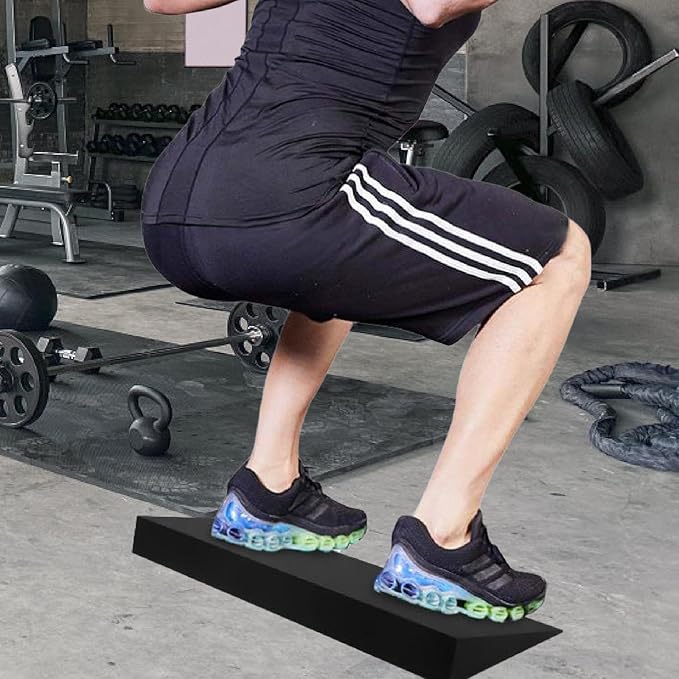 Colaxi Squat Wedge for Men & Women, Squat Wedge Incline Block, EVA Foam Slant Board for Calf Stretching, Elevated Squat Riser Block for Yoga/Pushup/Stretch/Strength/Pilates/Plank/Physical Therapy