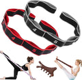 Fitness Resistance Band for Stretching and Yoga, 8 Loops Numbered Resistance Band, Elastic Training Bands for Yoga, Stretching, Pilates, Fitness