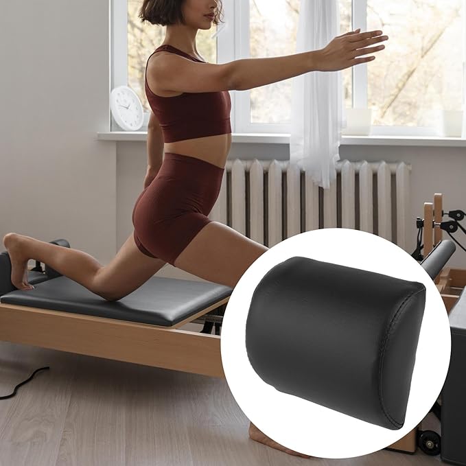 Pilates Pillow Head and Neck Support Pillow Comfortable Versatile Reformer Partner Assist Headrest for Workout- Semicircular