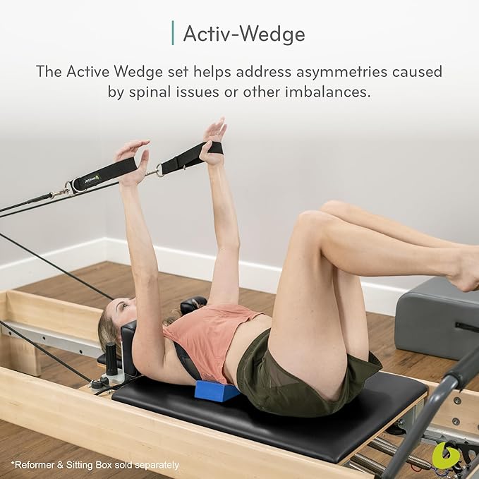 Balanced Body Activ-Wedge Set of 2 Pilates Workout Blocks, Pilates Reformer Accessories
