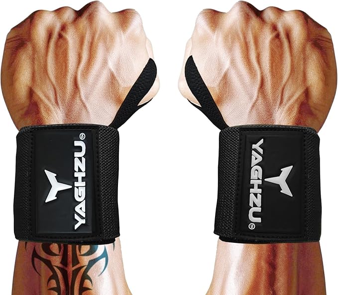 Wrist Wraps Weightlifting - Premium Quality Wrist Straps for Weightlifting,18 inch Weight Lifting Wrist Wraps, Heavy Duty Gym Wrist Wraps with Thumb Loop, Adjustable Wrist Support Wrist Strap
