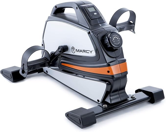 MARCYMarcy Magnetic Resistance Folding Exercise Bike with Transport Wheels - NS-653