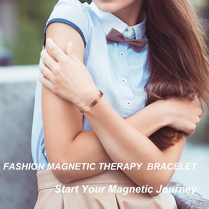Copper Magnetic Bracelet for Women, 99% Pure Copper Adjustable Bracelet, Fashsion Jewelry Presents (0946Q9)