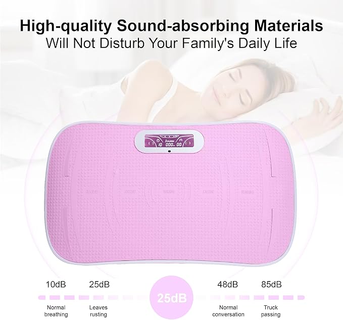 Full Body Vibration Platform Crazy Fitness Massage 10-Frequency Weight Loss & Fat Burner Shaking Machine for Unisex