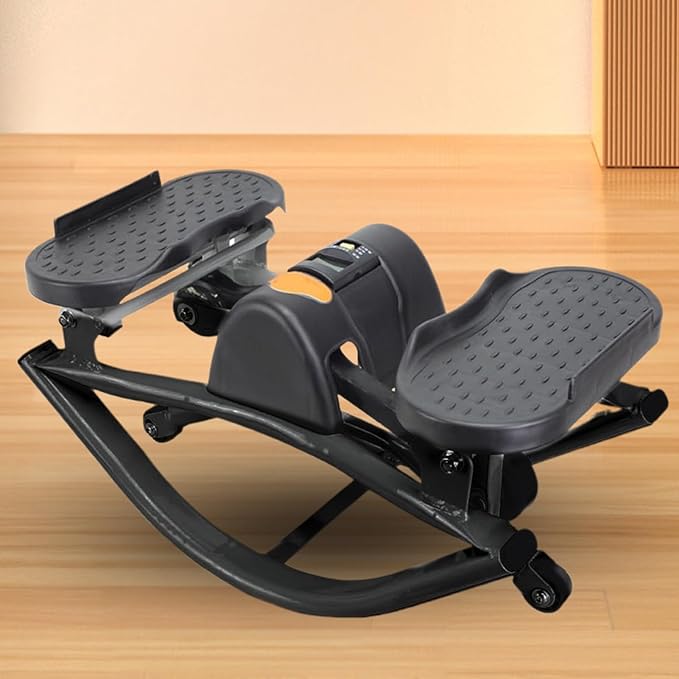 Rock Stepper Side to Side, Lateral Rocking Stepper for Exercise at Home, Portable Fitness Steppers Workout Machine for Legs & Glutes, Low-Impacts for Knees & Joints, Home Fitness Equipment for Unisex