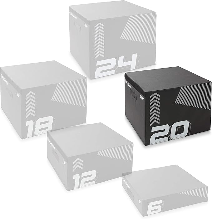 Philosophy Gym Soft Foam Plyometric Box - Jumping Plyo Box for Training and Conditioning