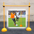 Agility Hurdles Soccer Training Agility Poles, Multi-Function Athletic Speed Hurdles for Athlete/Coach, Portable Sports Team Agility Obstacles Pole, Easy to Install(180cm/71in/6ft)