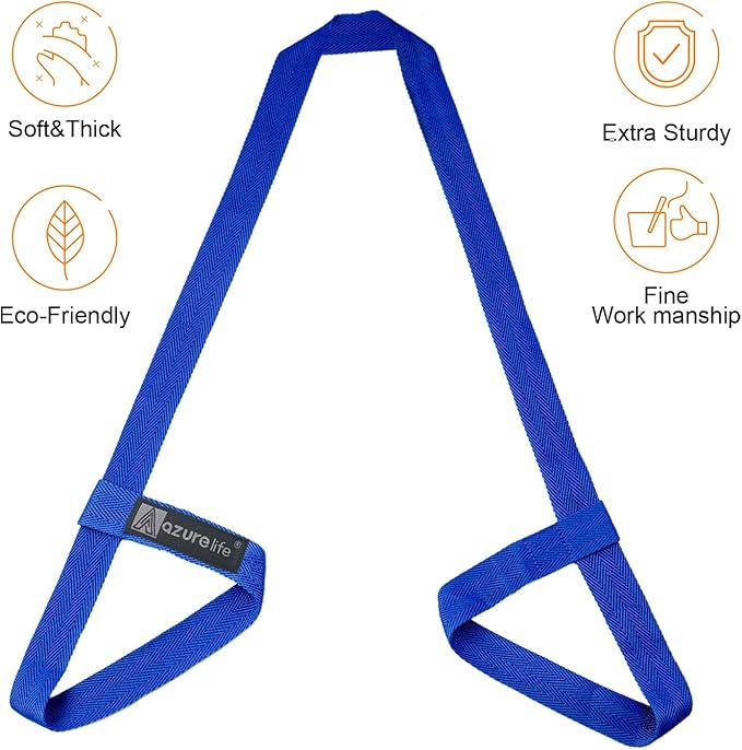 [MAT NOT Included] Yoga Mat Sling, Yoga Mat Straps for Carrying, Easy-Cinch Yoga Mat Holder Strap