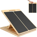 Slant Board for Calf Stretching, Adjustable Portable Wooden Incline Board for Calf Stretcher, 300 Lbs Weight Capacity Calf Stretch Wedge for Leg, Knees, Heel, Ankle