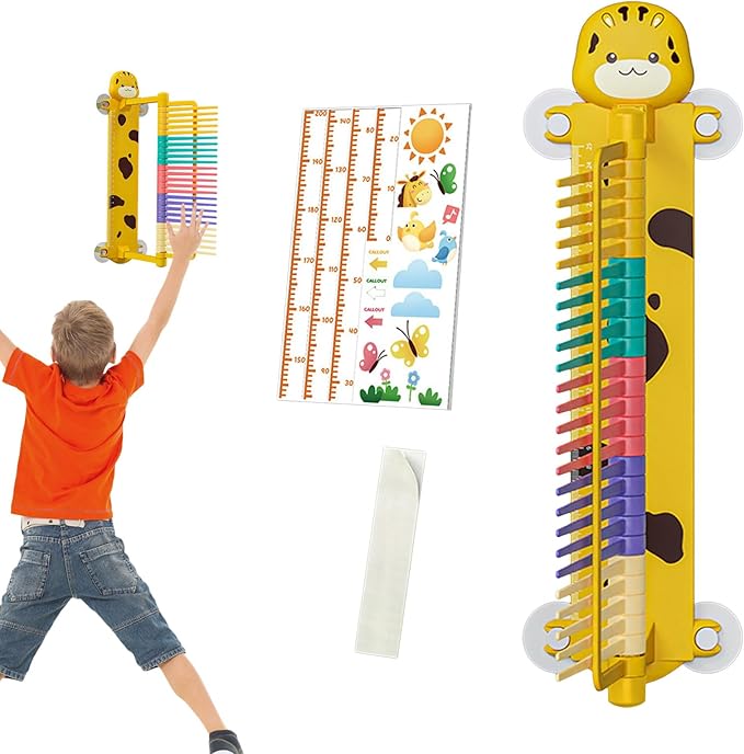 Vertical Jump Measurement Tool | Adjustable High Jump Stick Pole for Kids Training | Educational Vertical Jumps Trainer, Touching Patting Test Equipment for Exercise, Fitness Sports School Gift