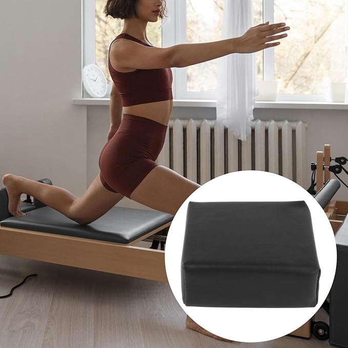 Pilates Pillow Head and Neck Support Pillow Comfortable Versatile Reformer Partner Assist Headrest for Workout- Square