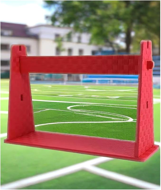 Lightweight Speed Hurdles Training Hurdles,Height Adjustable Foam Agility Hurdles,Detachable Training Hurdle Equipment(Red,7pcs)