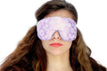 Opulence Weighted Yoga Eye Mask – Handmade Relaxation Pillow for Meditation & Savasana – Lavender Scented or Unscented, Flaxseed Filled, Satin & Velvet with Adjustable Strap