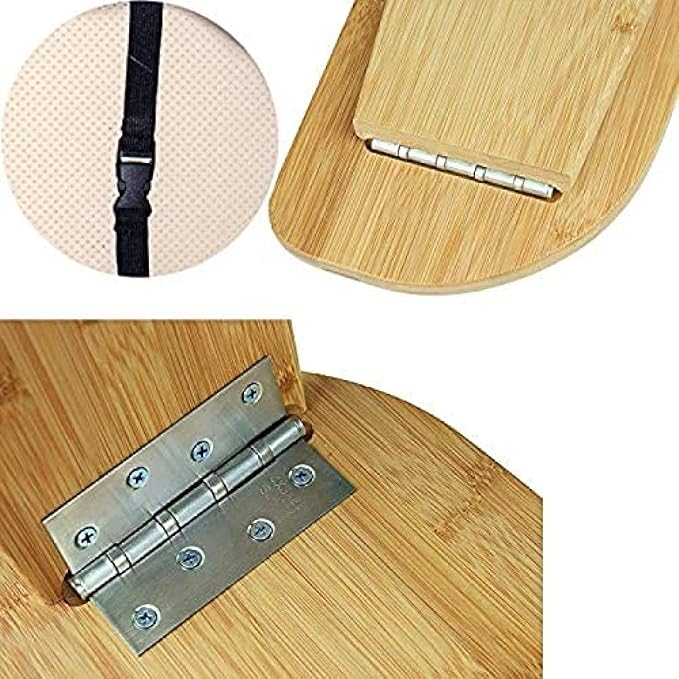 KRASS Wooden Meditation Stool, Folding Bench Ergonomic Bamboo Yoga Stool, Thinking Deep Prayer Bamboo Stool,Top Quality,Collector88