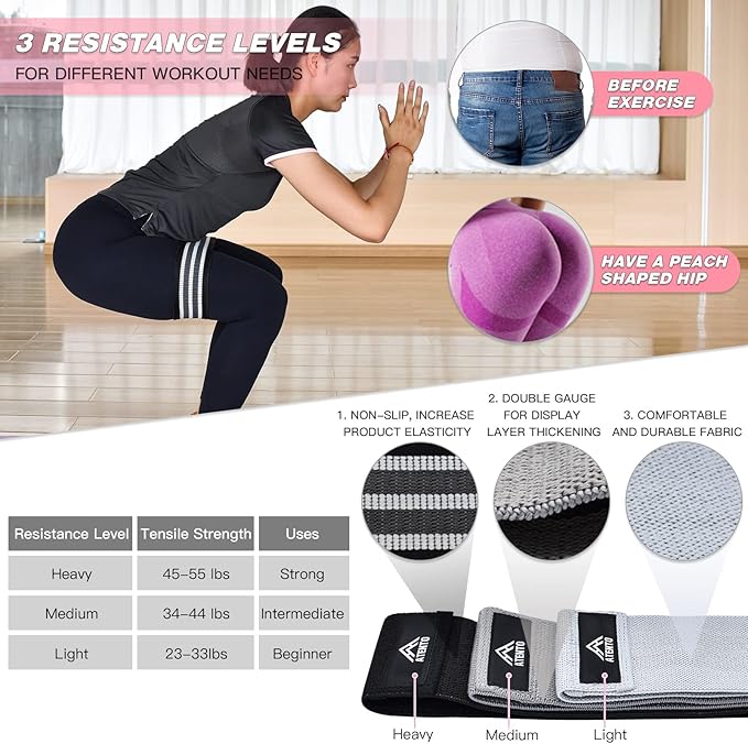 ATENTO 10Pcs Barbell Pad Set with Weight Lifting Belt, Thick Cushion Hip Thrust Pad for Bench Press, Lunges, Workout, Leg Exercise, Squat Bar Pad for Relief Pressure from Neck & Shoulder for Smith machine & Olympic Bars, with 2 Gym Ankle Straps, Hip Re...