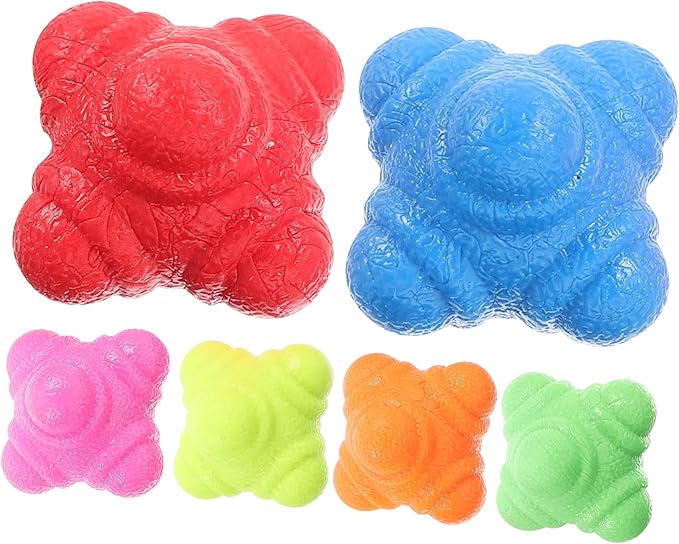 Sosoport 12 pcs Reaction Ball Hand Eye Coordination Training Reaction Training Balls Hand Eye Coordination Balls