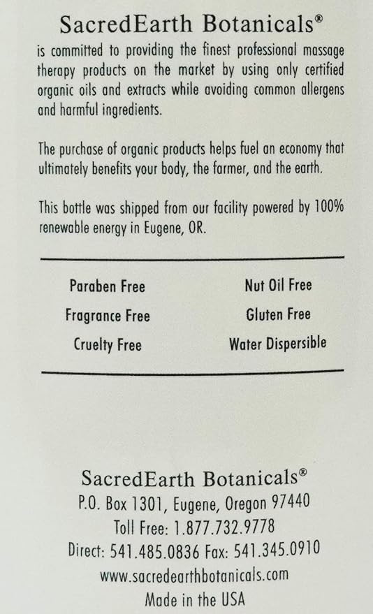 Sacred Earth Botanicals Lotion (1 Gallon)