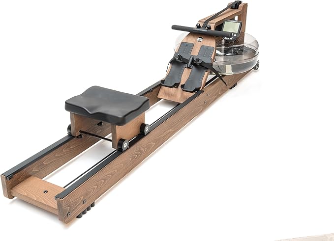 WaterRower Vintage Oak Rowing Machine with S4 BLE Monitor | USA Made Water Rower | Original Handcrafted Erg Row Machine for Home Use & Gym