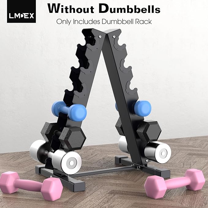 Dumbbell Rack Compact Weight Rack for Dumbbell, Kettlebell, Barbell, Heavy Duty Weight Storage Organizer
