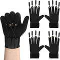 Panitay 2 Pair Traction Exercise Glove Hand Finger Strengthening Thumb Flexion Physical Therapy Glove for Increasing Strength