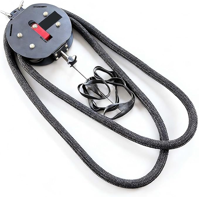 Gym Pull Rope Machine, Pull Rope Fitness Training, Pulley Cable for Home Gym, Suspended Home Fitness Equipment, High-Capacity 330lb Strength Training, for Arms, Back, Core Training