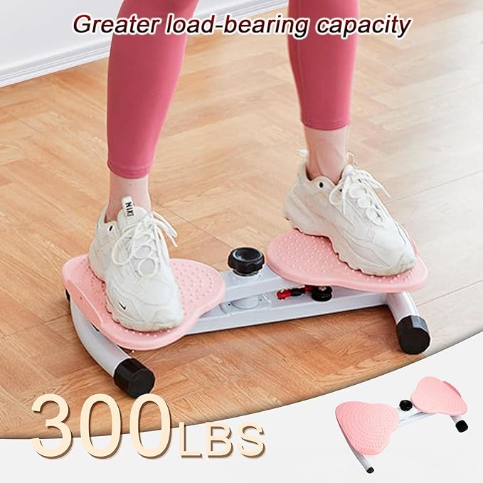 Waist Twisting Machine, Waist Twister with Drawstring, Multifunctional Magnetic Balance Board Body Shaping Twister Exercise for Women Weight Loss/Cardio ExercisePink,12x53x33cm
