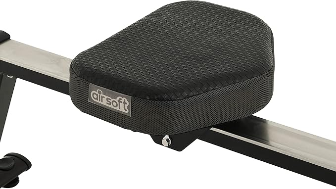 Women's Health Men's Health Women’s Health Men’s Health Bluetooth Dual Handle Rower Rowing Machine with MyCloudFitness App (1678), Black