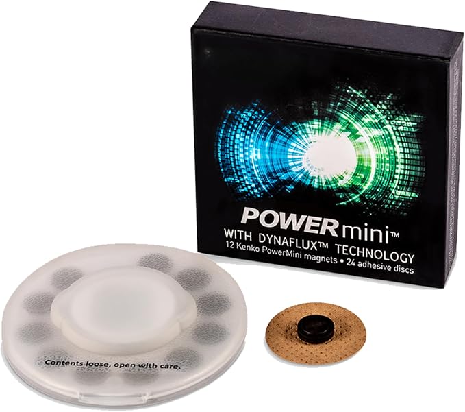 Magnetic Therapy Discs for Nikken Kenko Powermini (1462), Reusable & Compact Magnetic Support Patches with Strong Adhesive for Targeted Comfort, Water-Resistant & Non-Irritating Back and Joint Pads