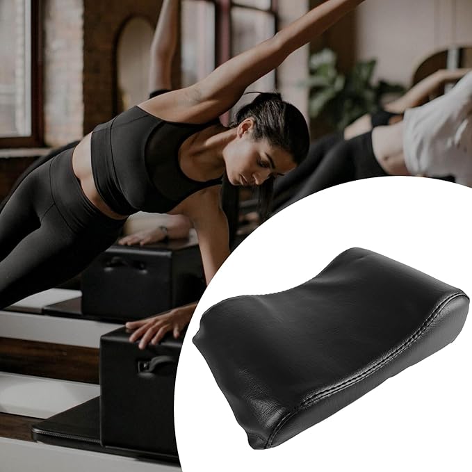 Yoga Bolster - Soft Non-Slip Pillow Support, Pilates Practice Cushion Pad, Ergonomic Comfort Design, Easy Use Function, Fitness Gear Accessory, Meditation Aid for Home Gym