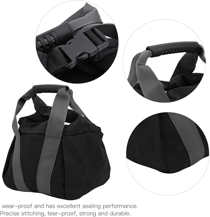 Topyond Weightlifting Sandbag Fitness Equipment Reinforced Webbing Workout Yoga Sandbag Comfortable Handle for Home Gym and Travel