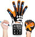 Hand Rehabilitation Robot Gloves, 3rd Generation Portable USB Chargeable Hand Stroke Recovery Equipment, 4 Modes & 9 Strength Levels Robot Hand Gloves For Hemiplegia Hand Therapy, Right hand M