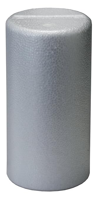 THERABAND Pro Foam Roller, 6" x 12" Round; White Back Roller, Compact 6 Inch Diameter for Deep Tissue Massage, Physical Therapy, Myofascial Release, Core Stabilization