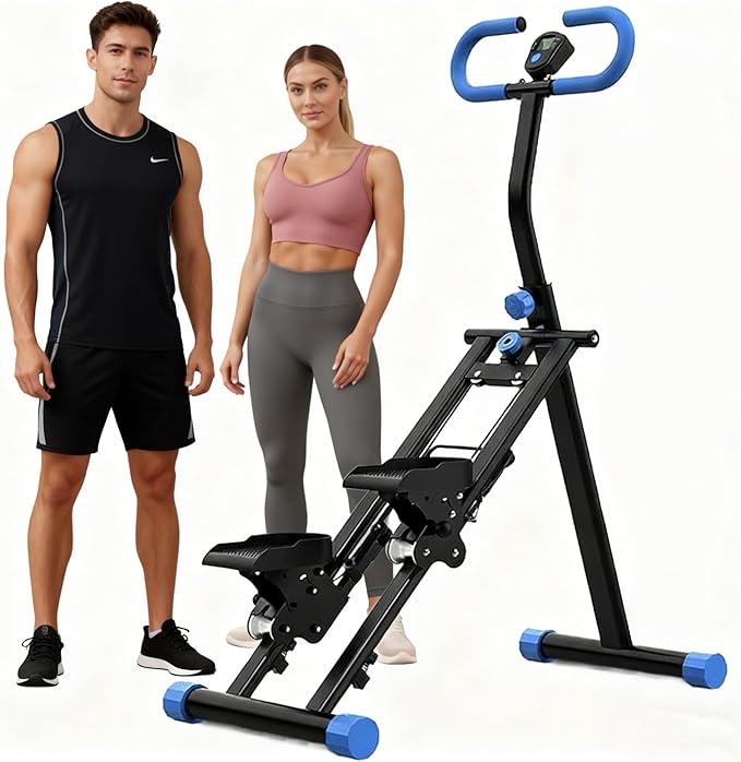 Steppers for Exercise at Home, Vertical Climber Workout Machine, Stair Climber for Full Body Workout with Adjustable Handlebar, Perfect for Women Men