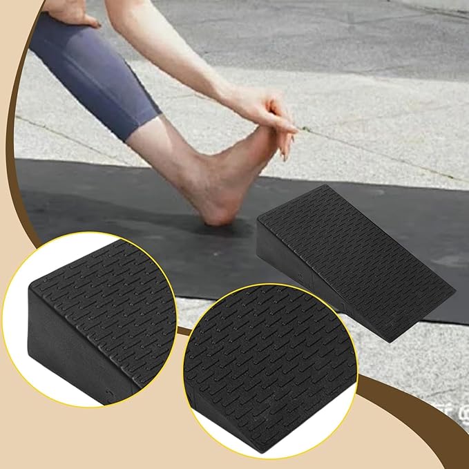 Foam Yoga Wedge Block Slanting Board Foot Incline Board Non Slip Calf Stretching