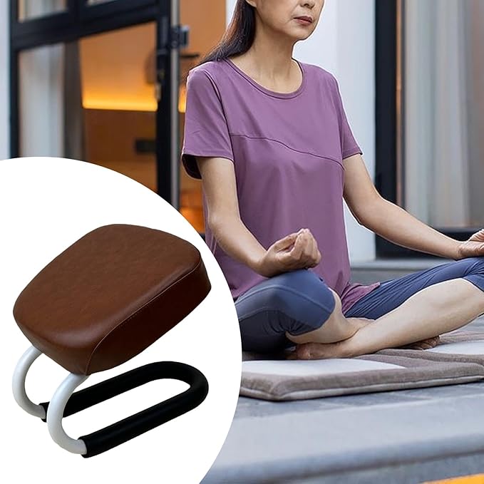 Kneeling Meditation Stool Chair Anti Slip Ergonomic Comfortable Prayer Bench Adjustable for Studio Yoga Praying Home Kneeler