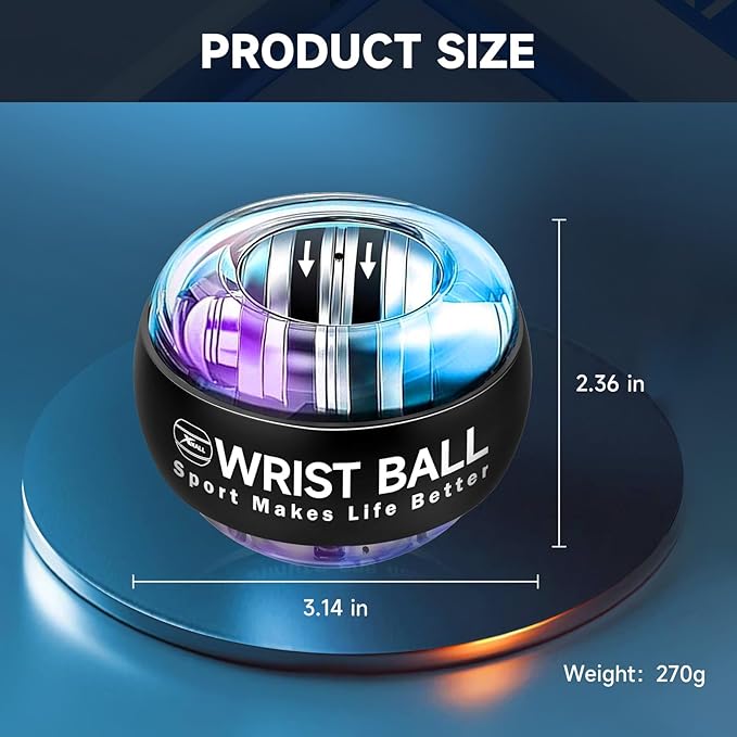 XMALL Wrist Ball,Used for Wrist Exercises,Strengthen Arms, Fingers, Grip and Muscles