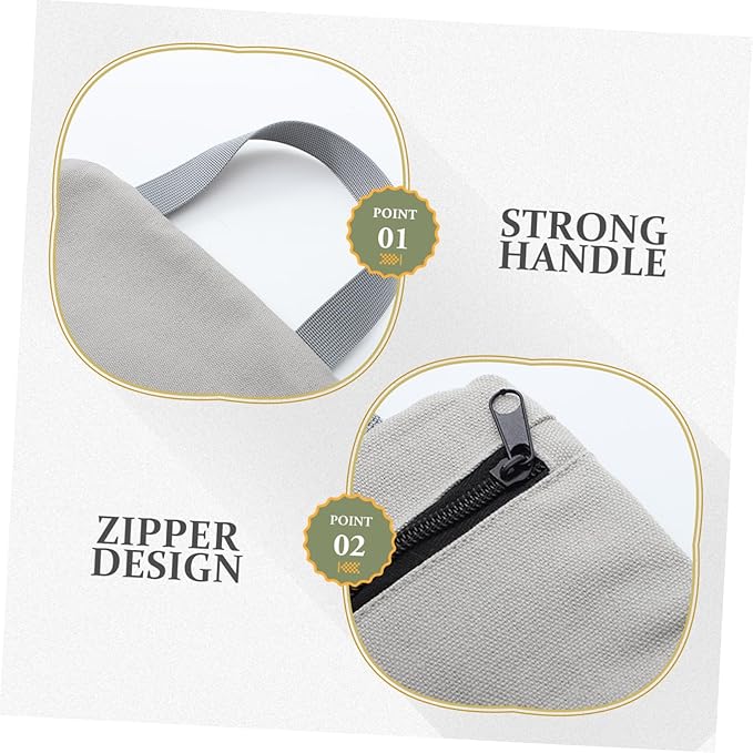 Milisten Workout Training Sandbag Sturdy Handles Versatile Fitness Sandbag for Strength and Endurance for Home Gym Exercise Grey